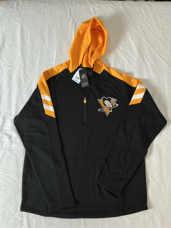 Original Penguin Other - Pittsburgh Penguins NHL Hoodie Men’s Large Black/Gold Half Zip